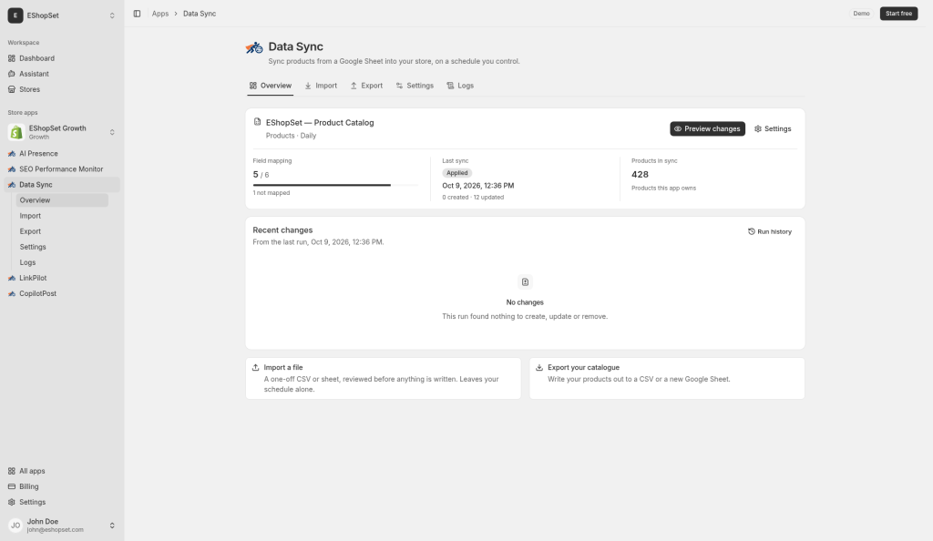 Data Sync overview