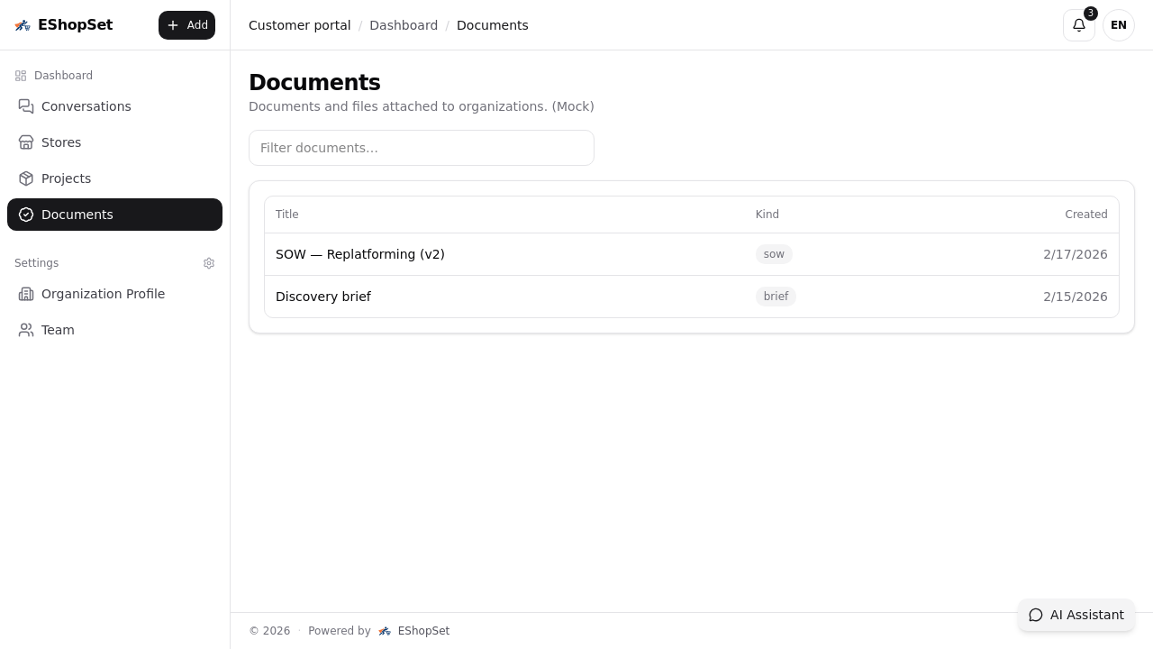 Consistent client experience